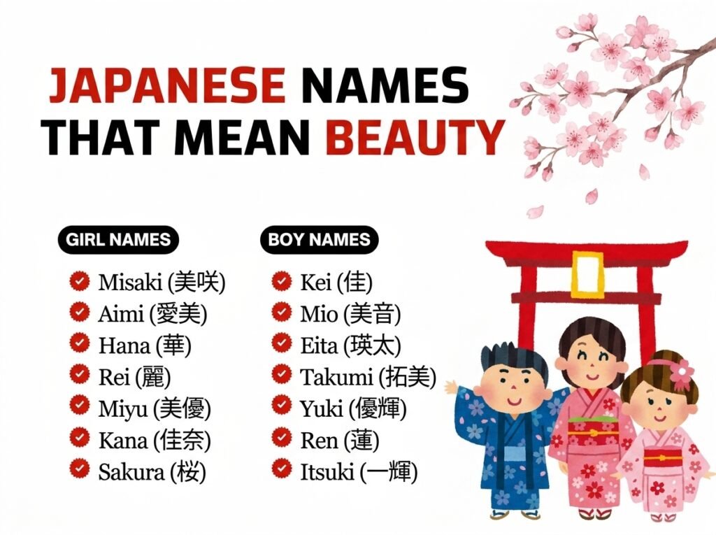 Japanese Names That Mean Beauty