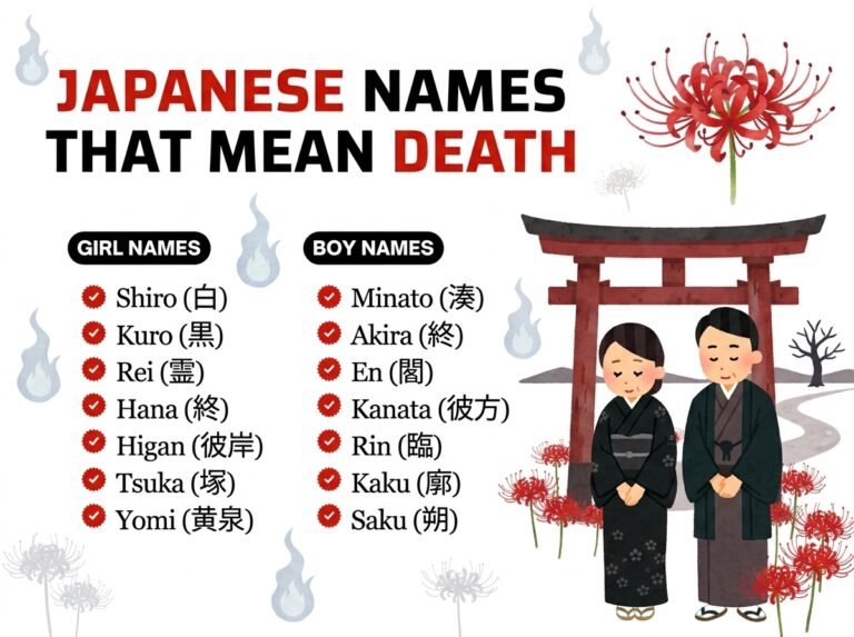 Japanese Names That Mean Death