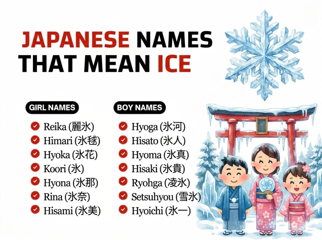 Japanese Names That Mean Ice