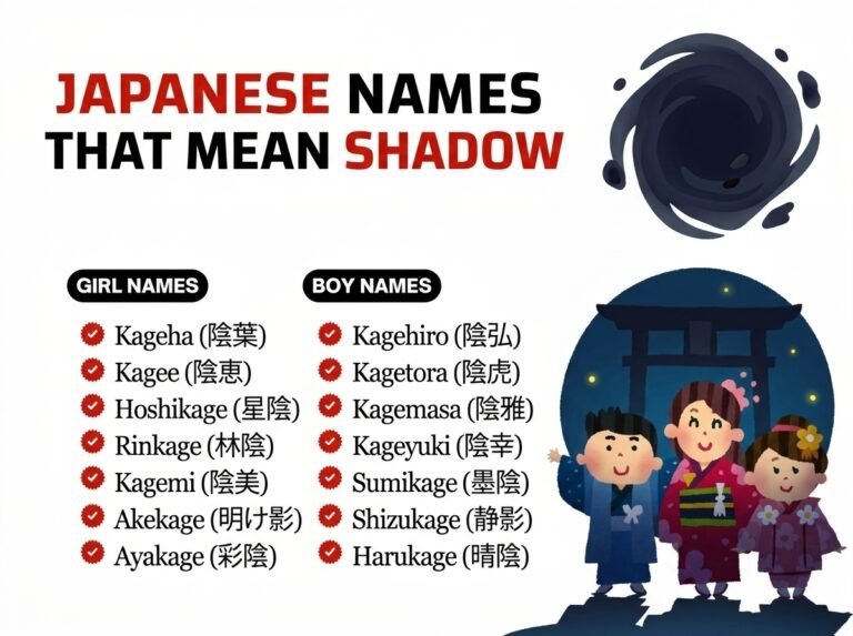 Japanese Names That Mean Shadow