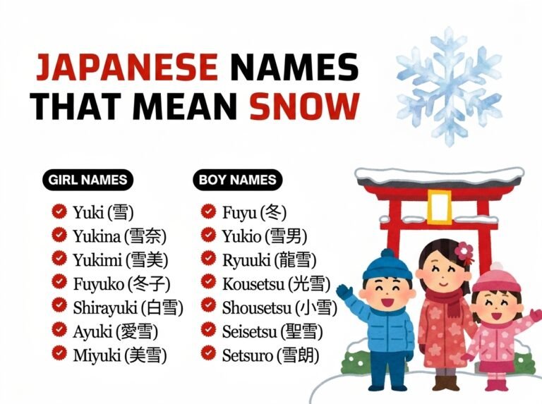 Japanese Names That Mean Snow