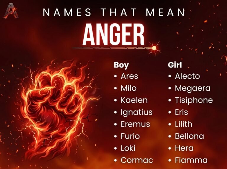 Names That Mean Anger