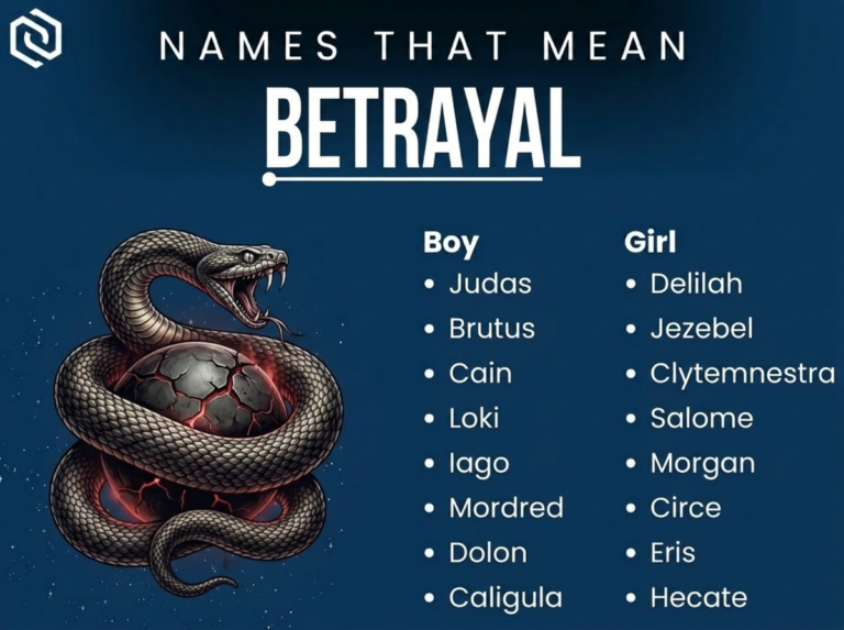 Names That Mean Betrayal
