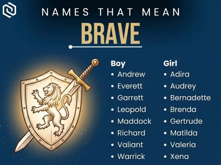 Names That Mean Brave