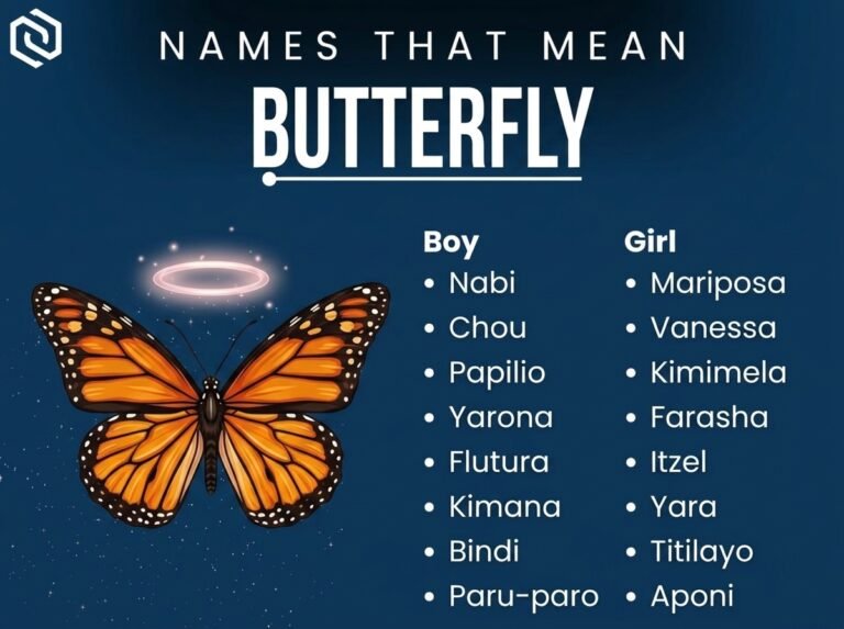 Names That Mean Butterfly