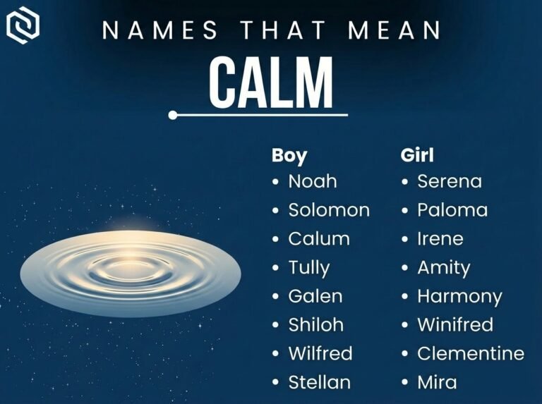 Names That Mean Calm