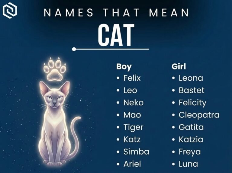 Names That Mean Cat