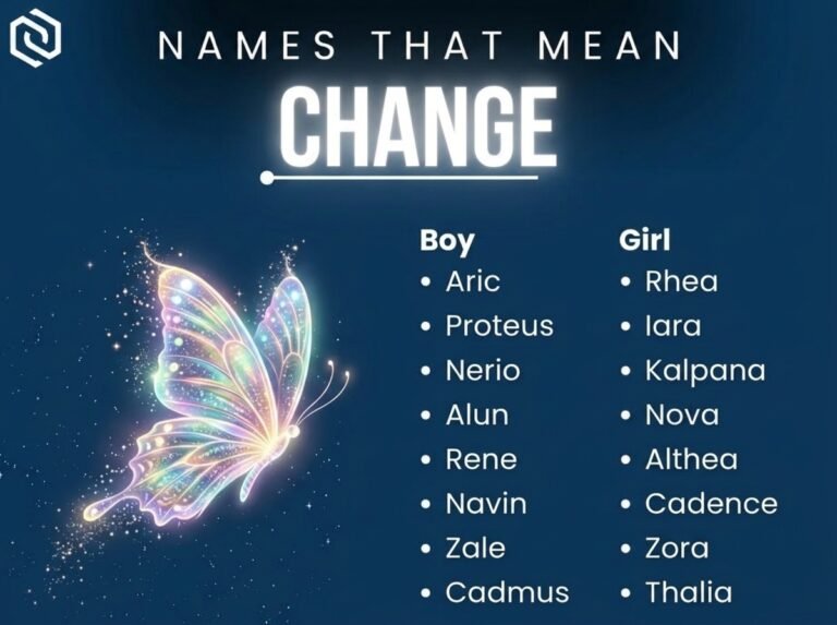 Names That Mean Change