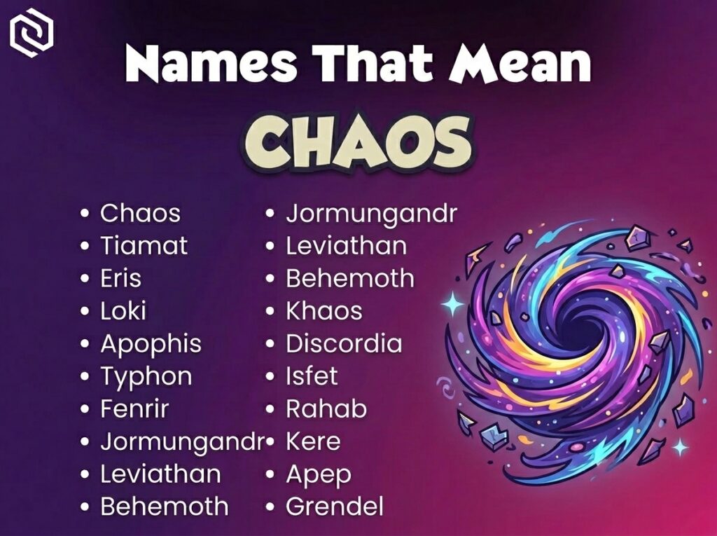 Baby Names That Mean Chaos