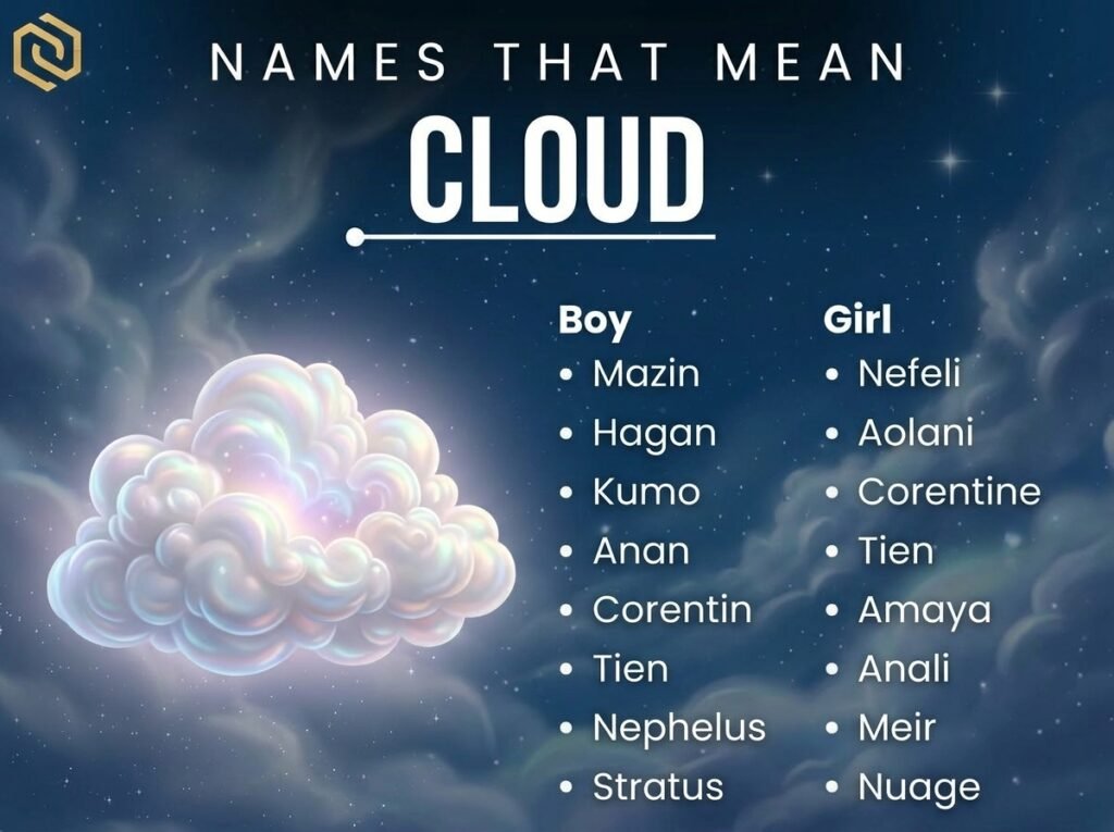 Names That Mean Cloud