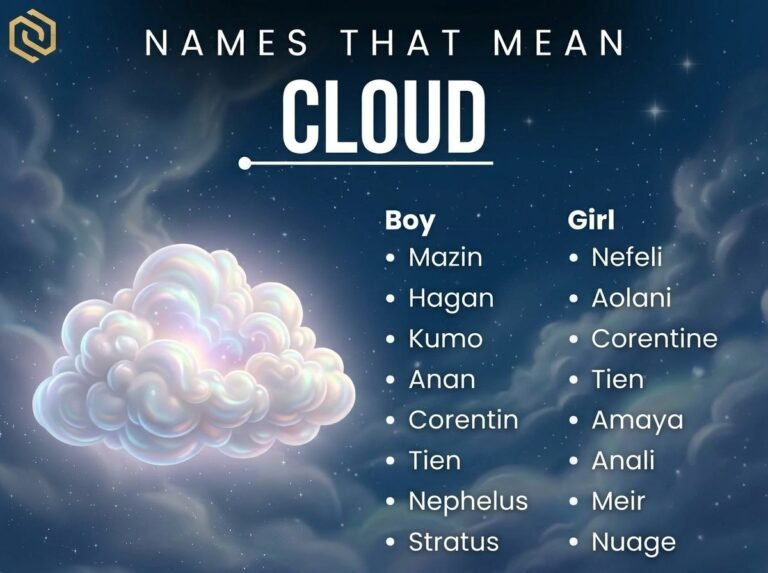 Names That Mean Cloud