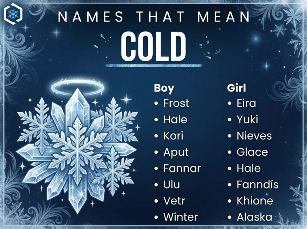 Names That Mean Cold​