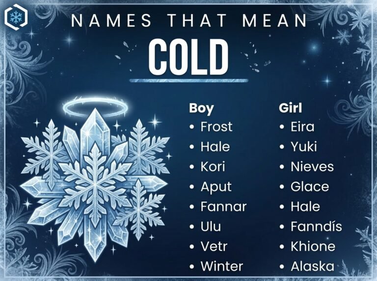 Names That Mean Cold