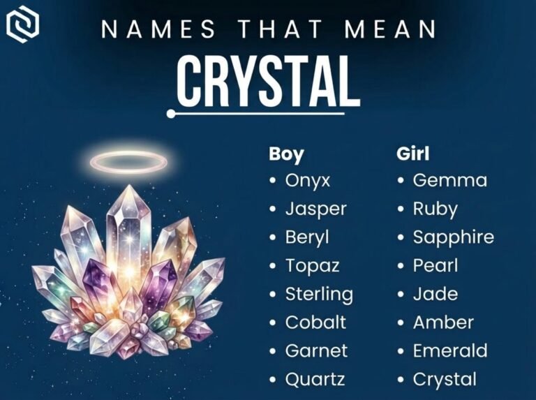 Names That Mean Crystal