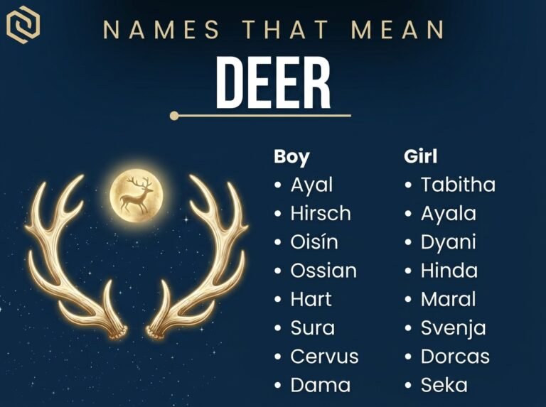 Names That Mean Deer