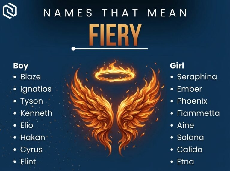 Names That Mean Fiery
