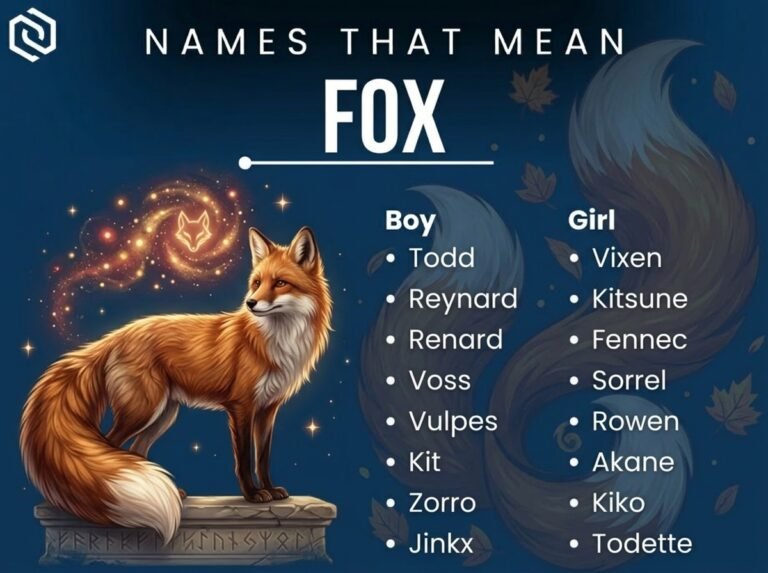 Names That Mean Fox