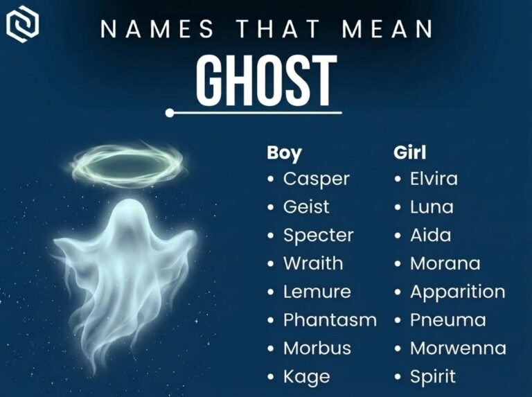 Names That Mean Ghost
