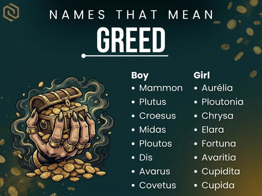 Names That Mean Greed