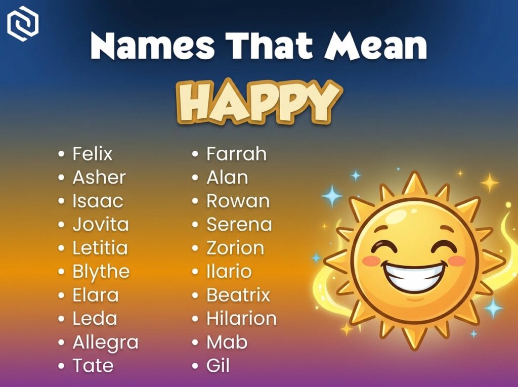 Names That Mean Happy or Joy