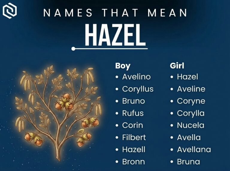 Names That Mean Hazel