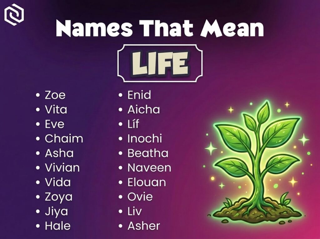 Baby Names That Mean Life
