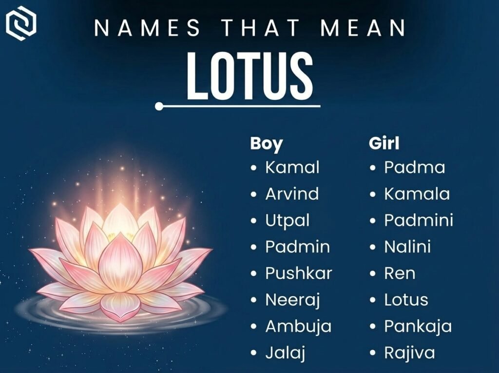 Names That Mean Lotus