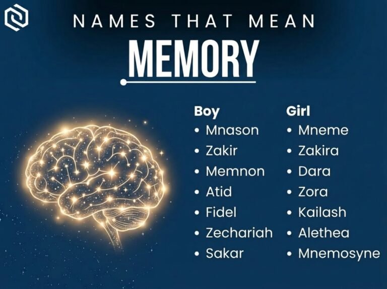 Names That Mean Memory