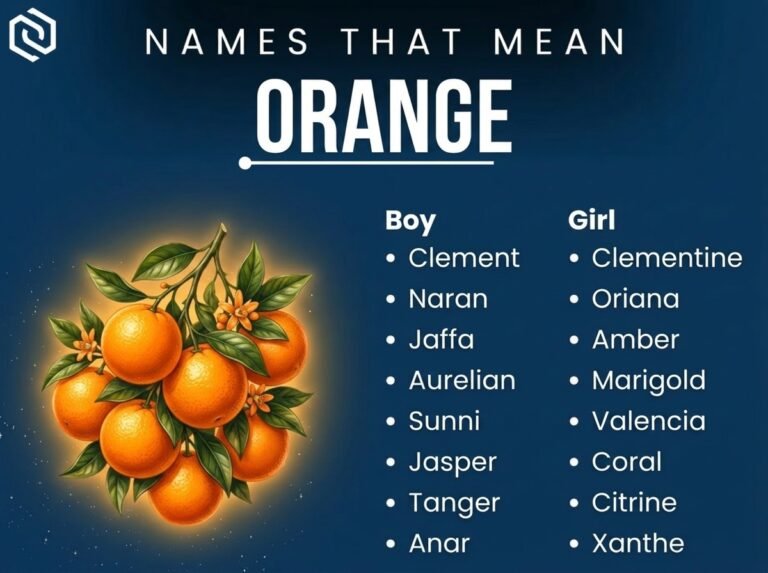 Names That Mean Orange