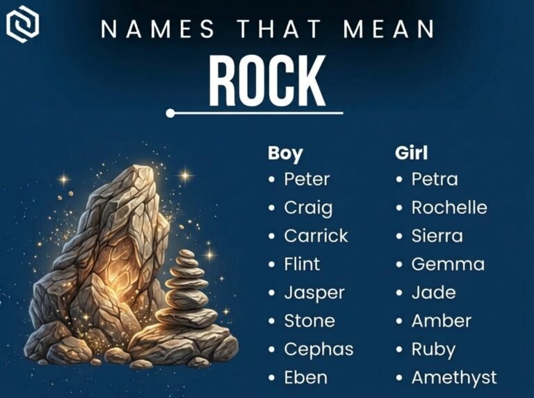 Names That Mean Rock