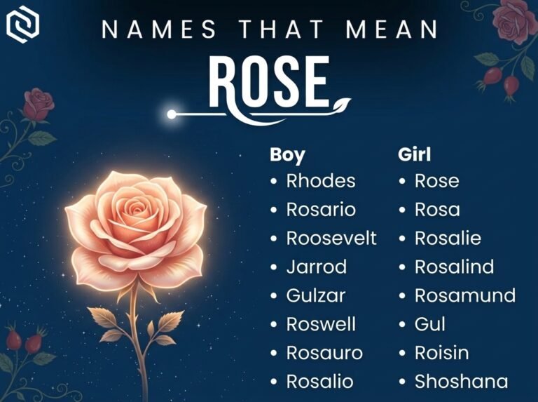 Names That Mean Rose