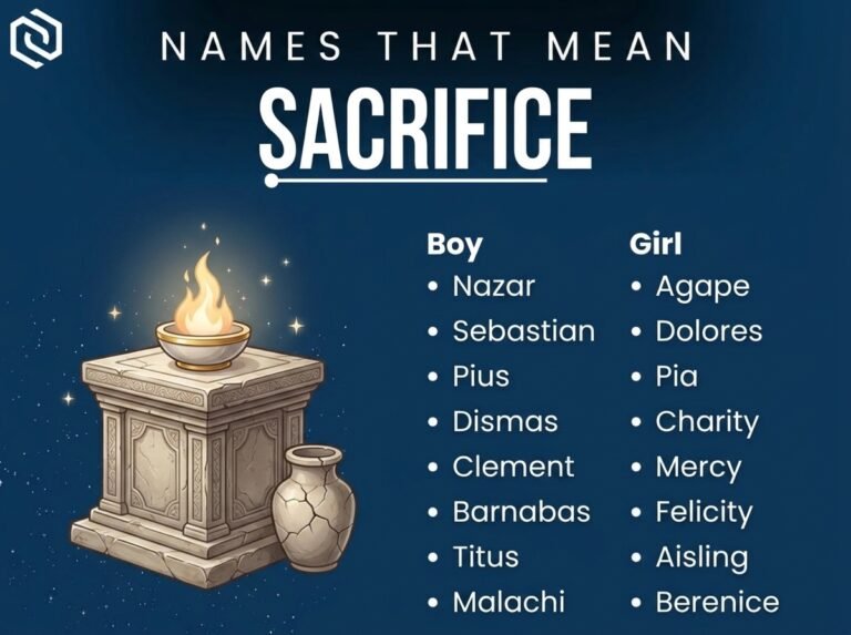 Names That Mean Sacrifice