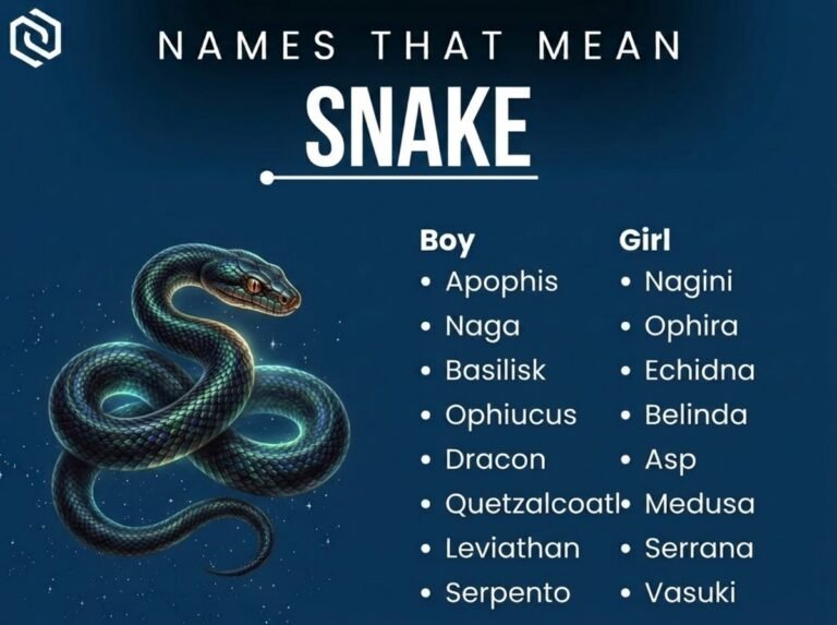 Names That Mean Snake