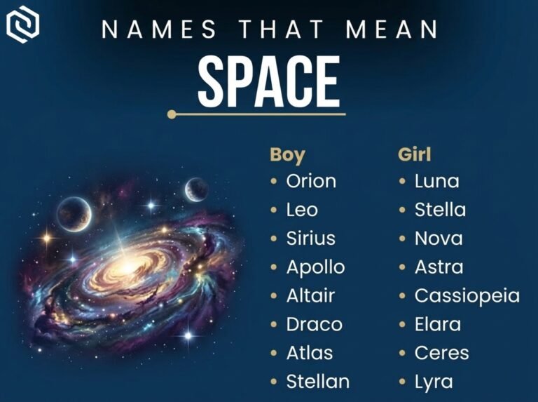 Names That Mean Space