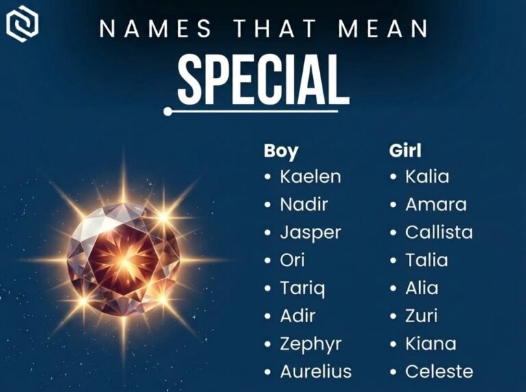 Names That Mean Special