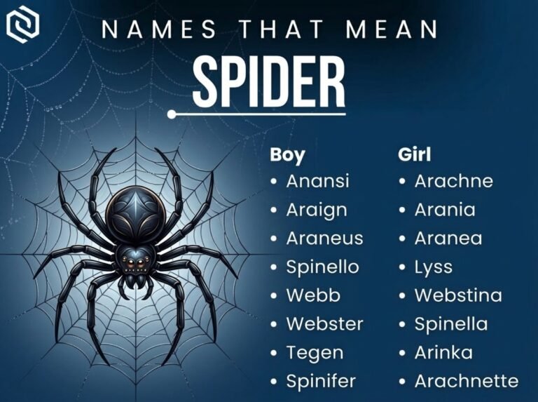 Names That Mean Spider