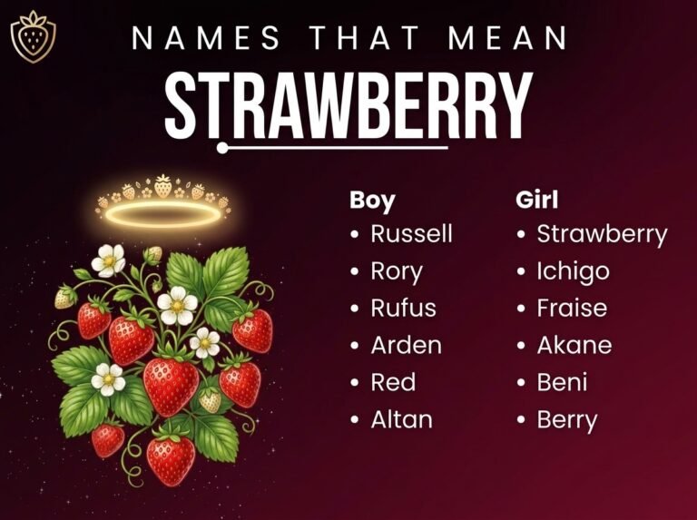 Names That Mean Strawberry