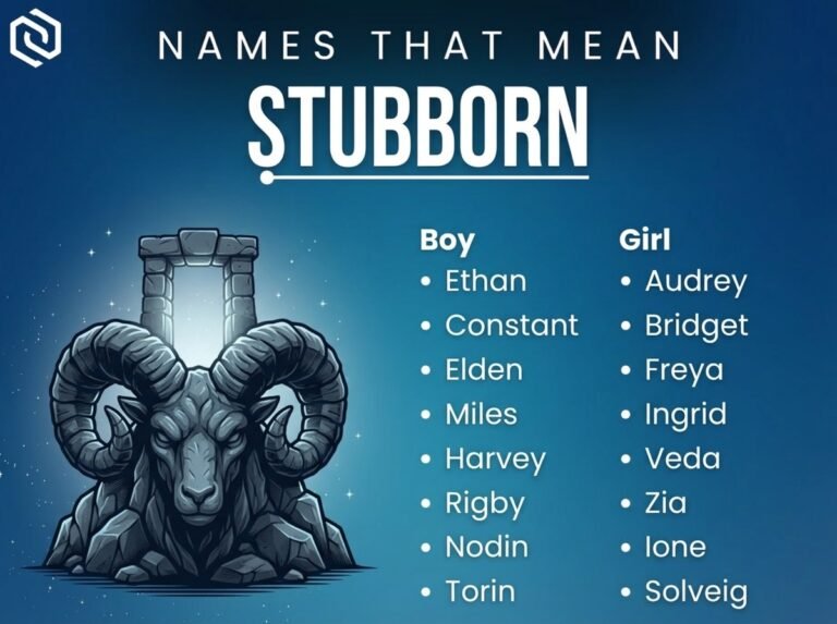 Names That Mean Stubborn