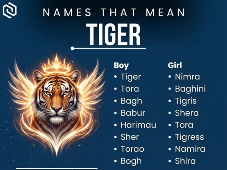 Names That Mean Tiger