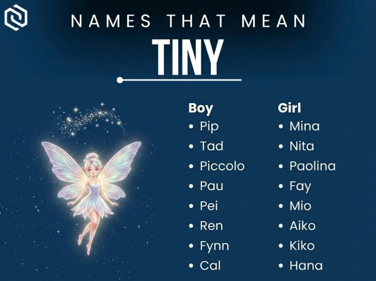 Names That Mean Small or Tiny