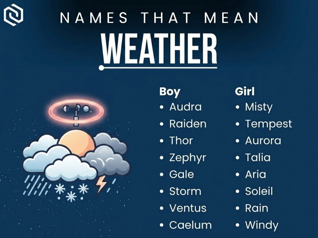 Names That Mean Weather