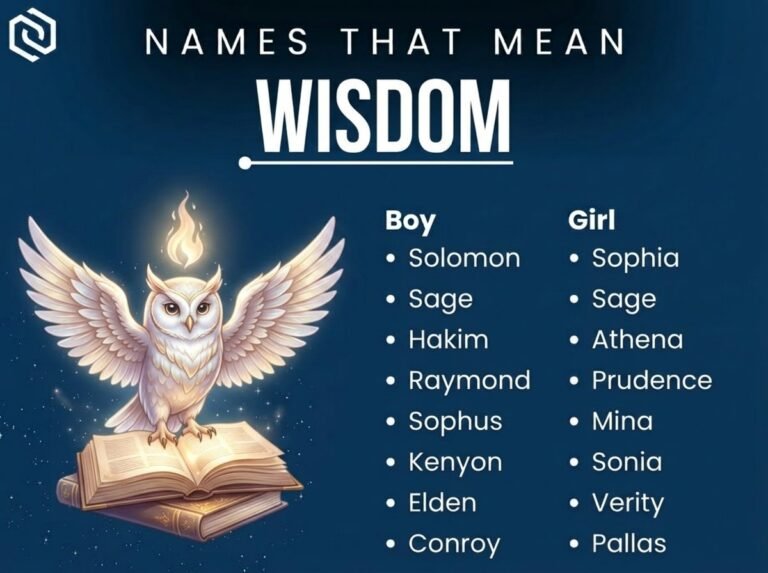 Names That Mean Wisdom