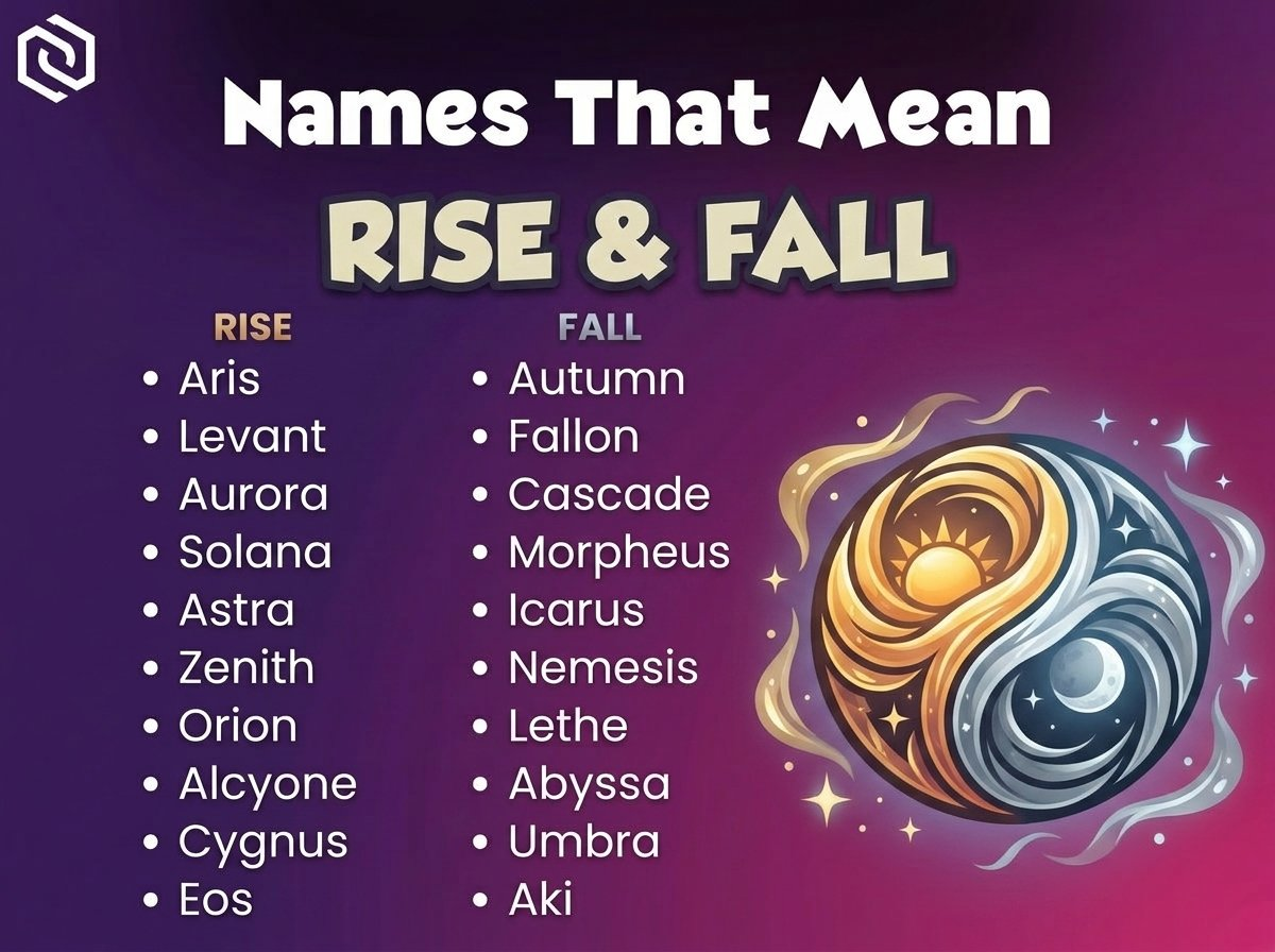 Baby Names That Mean Rise and Fall