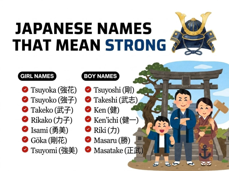 Japanese Names That Mean Strong