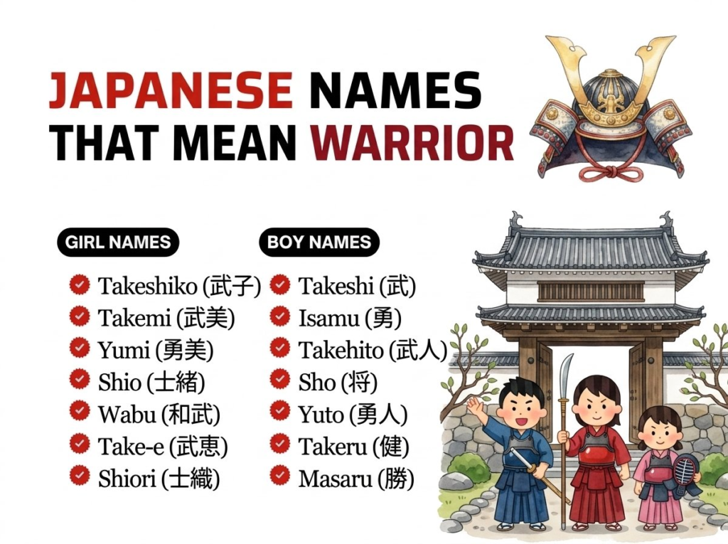 Japanese Names That Mean Warrior