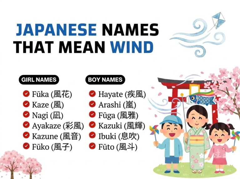 Japanese Names That Mean Wind
