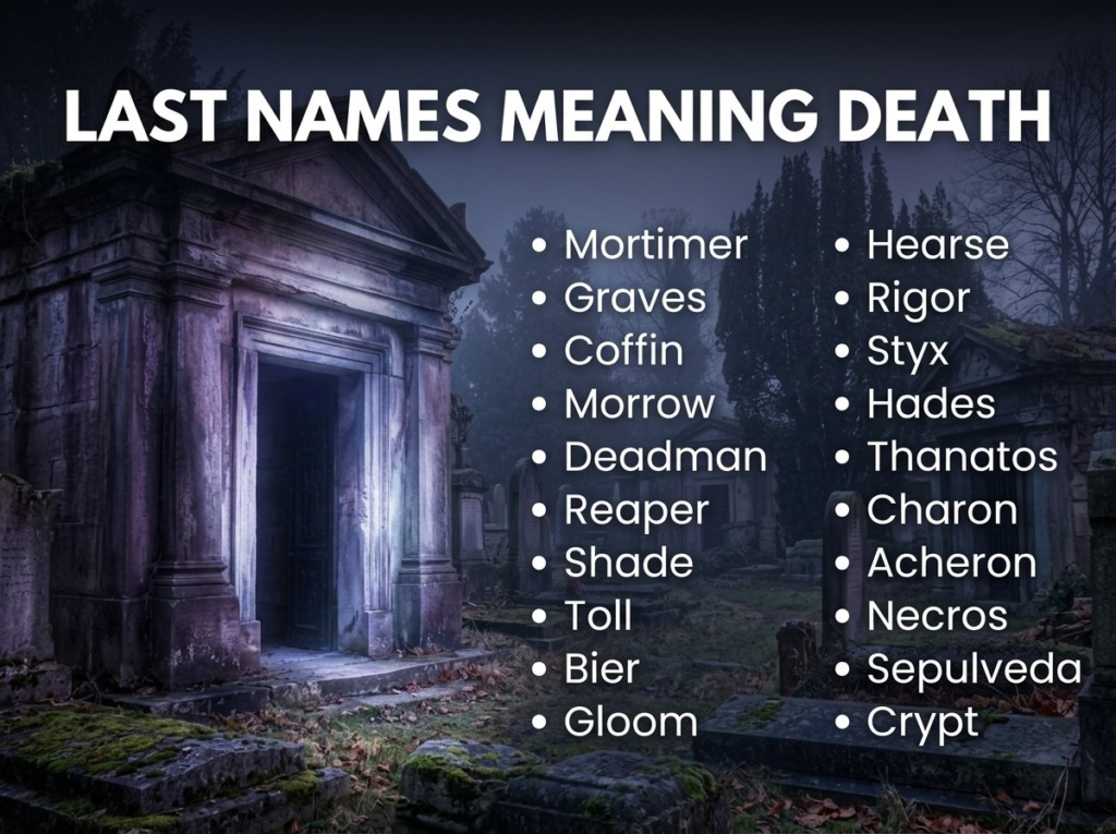 Last Names That Mean Death
