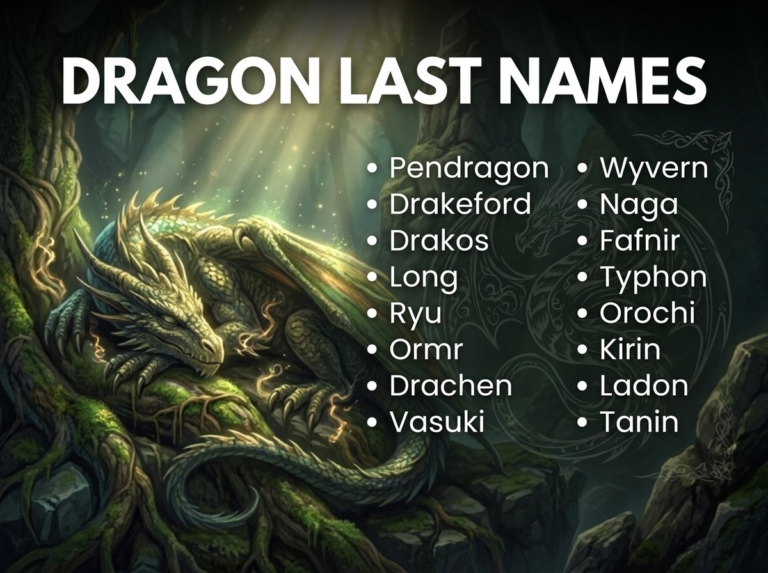Last Names That Mean Dragon