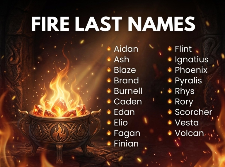 Last Names That Mean Fire