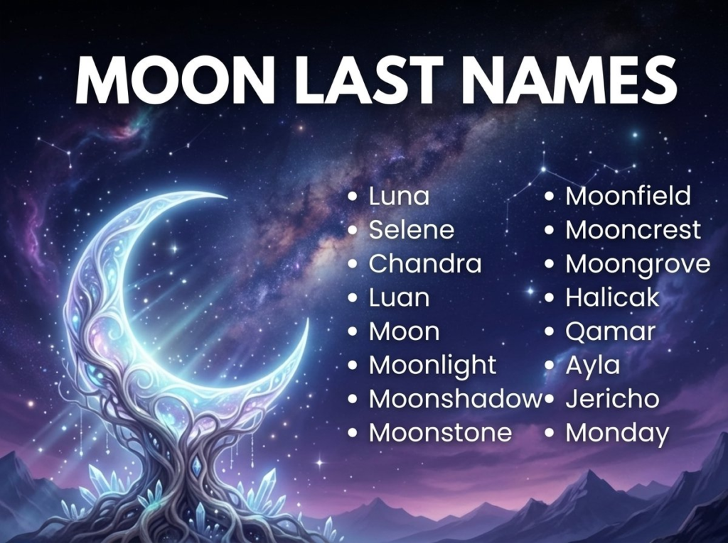 Last Names That Mean Moon